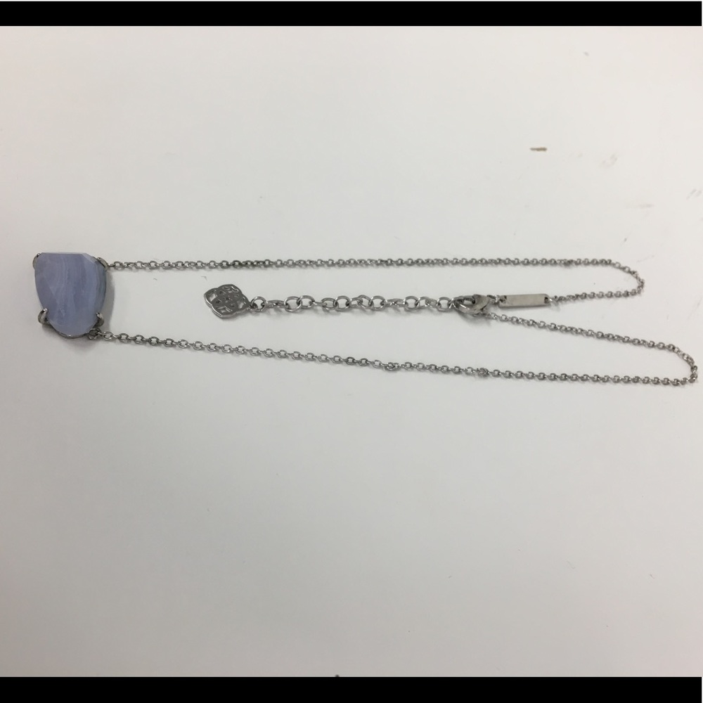 Kendra Scott Necklace in Blue Lace & Silver